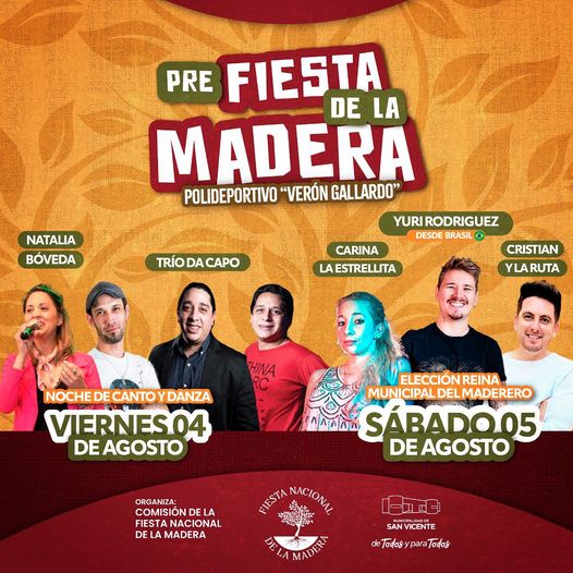 San Vicente se prepara para celebrar la Pre Fiesta de la Madera los días 4 y 5 de agosto 3 362239133 287729803833345 8477811511118644367 n - 2