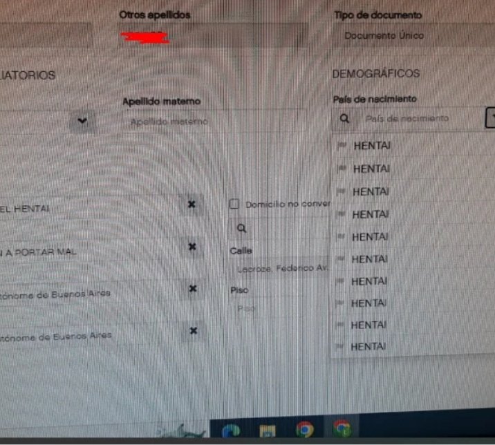 Hackearon el sitio web del RENAPER y pusieron frases insólitas 8 F1A19m XsAAxYZS 1 - 7