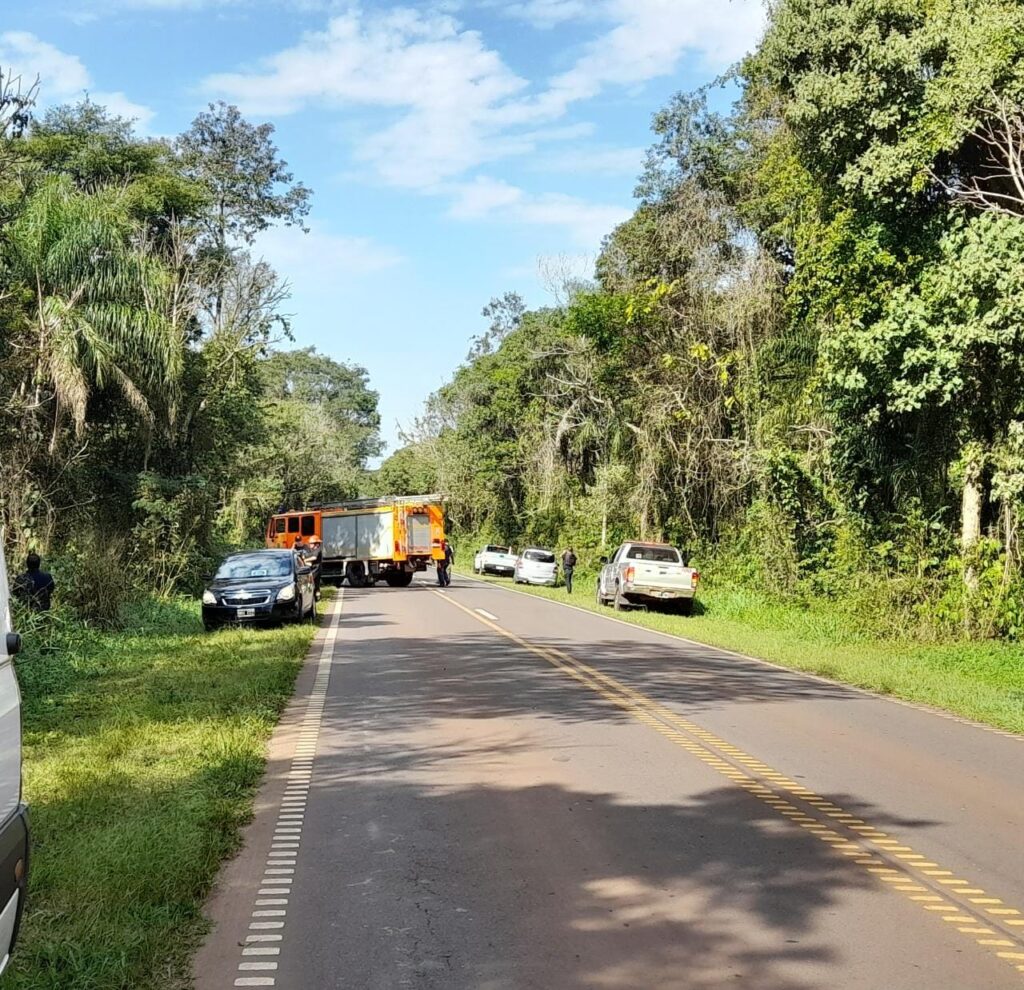 Un automóvil despistó a 500 metros del acceso a Cataratas 4 WhatsApp Image 2023 07 06 at 19.14.08 1 - 3