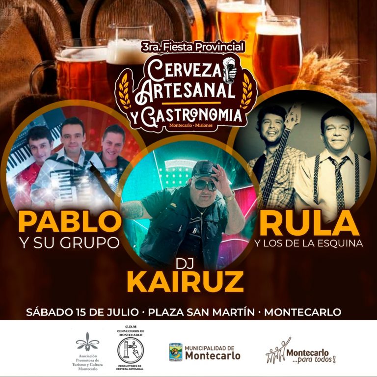 Oberá | Propuestas para disfrutar estas vacaciones de invierno entre todos 6 cerveza montecarlo - 5