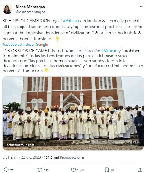 Suma resistencia el documento del Papa Francisco sobre la bendición a parejas del mismo sexo 4 image 2 32 - 3