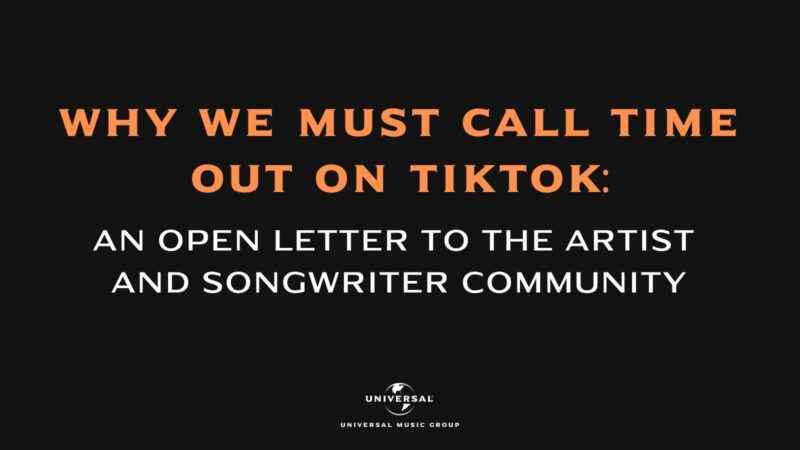 Universal Music Group retirará sus canciones de TikTok tras desacuerdos con la plataforma GFIQLQ8aUAAtM i - 7