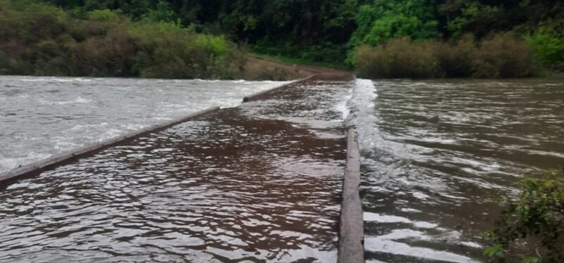 El Soberbio | A causa de la crecida del Yabotí, el acceso al Parque Moconá está cerrado Puente Yaboti - 11