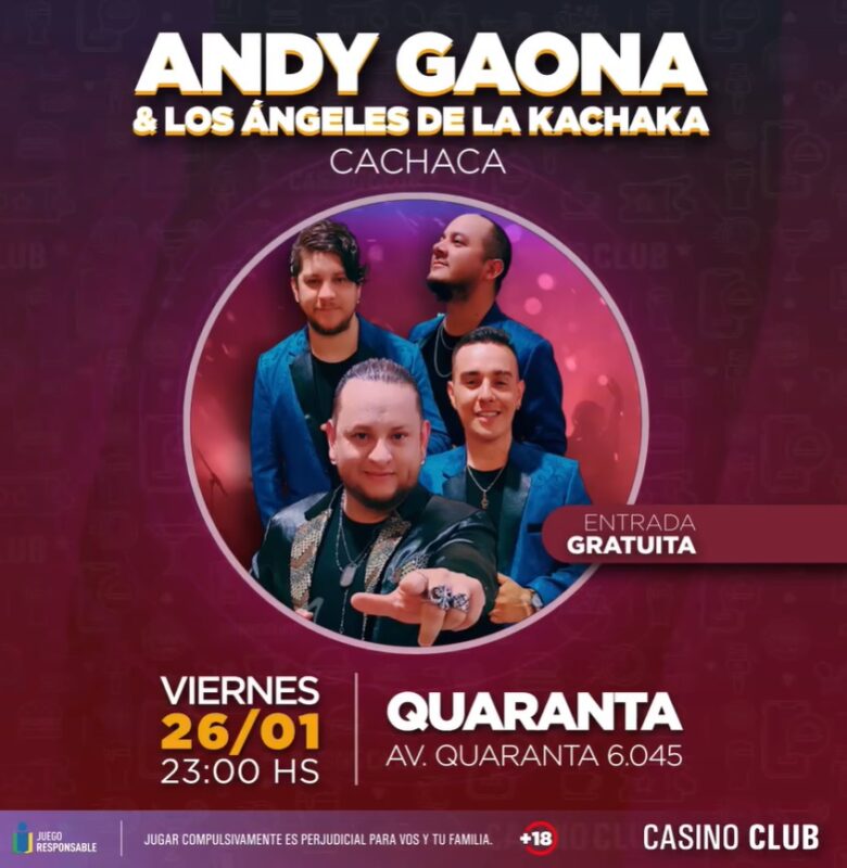 Espectáculos | El último fin de semana de enero llega con mucha música al Casino Club 6 andy - 5