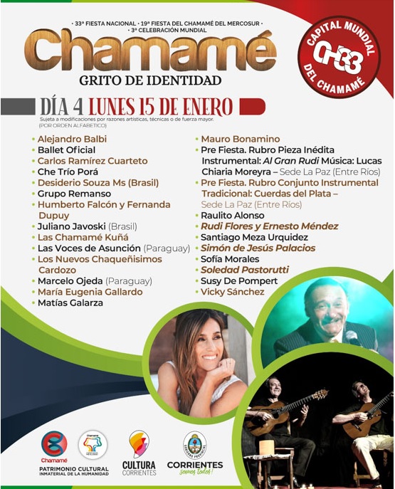 Corrientes| A puro sapucai se vivió la tercera noche de la Fiesta Nacional del Chamamé 8 chamame 1 - 7