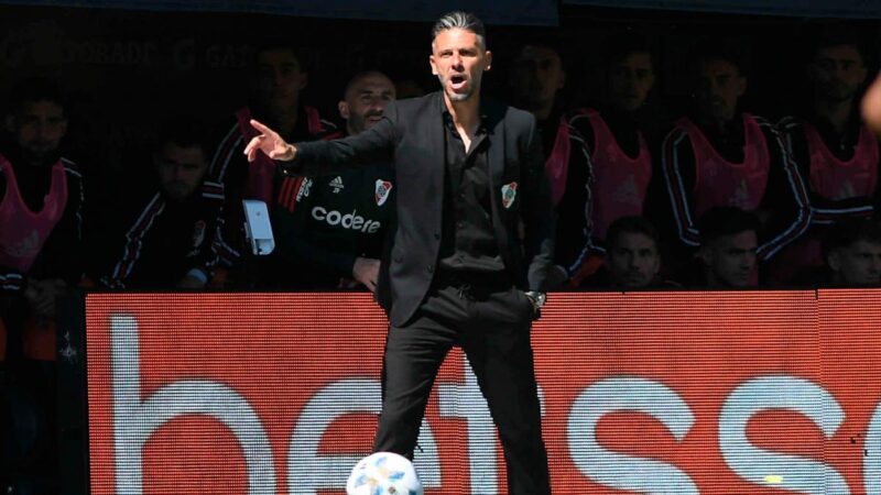 Lanzini descartado del equipo inicial de River Plate en el torneo a causa de una lesión 3 demichelis river lanzini - 2