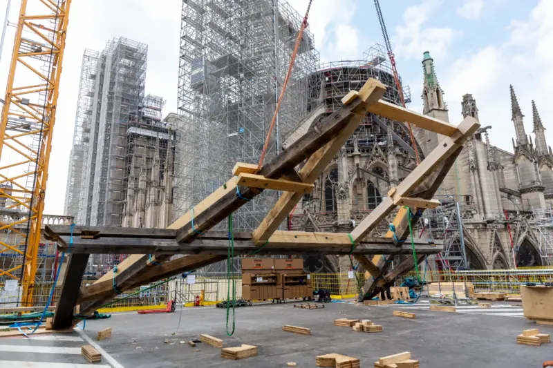 Francia | Finalizada la estructura del tejado de madera de la catedral de Notre Dame 3 notre dame - 2