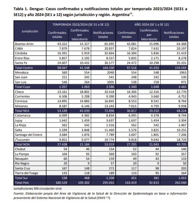 Dengue en Argentina | Histórico brote en todo el país y mas de 180 mil personas fueron diagnosticadas con la enfermedad 4 DENGUE contagios - 3