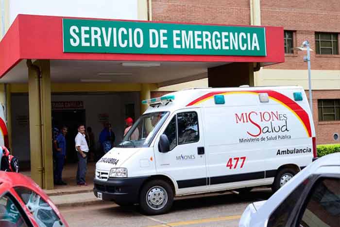 Posadas: Despiste dejó una mujer gravemente lesionada 3 L emergencia hospital 2020 01 24 - 2