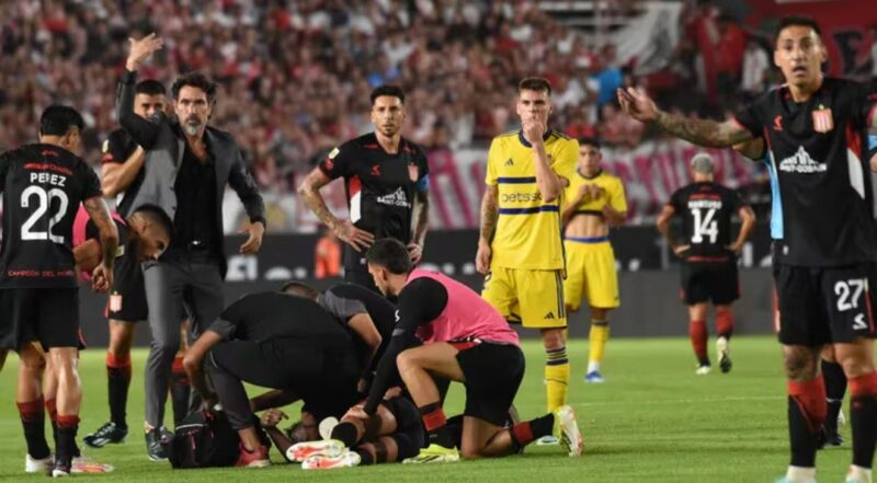 Preocupación en Estudiantes-Boca | Se desplomó el futbolista Javier Altamirano en pleno partido Screenshot 20240317 224258 - 1