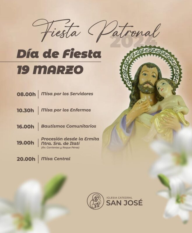19 de marzo | Solemnidad de San José, patrono de la ciudad de Posadas 6 WhatsApp Image 2024 03 18 at 11.47.58 - 5