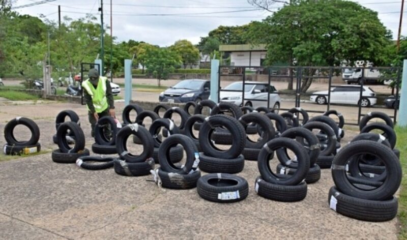 Corrientes | Incautaron más de 80 cubiertas que estaban por ser enviadas en encomiendas desde Ituzaingó cubiertas 1 - 7