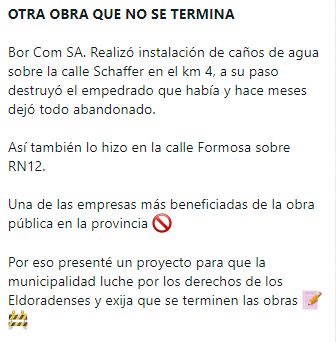 Eldorado | Vecinos reclaman por la destrucción de calles por la instalación de caños de agua 4 image 90 - 3