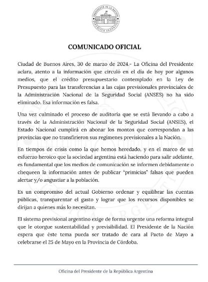 El Gobierno no eliminará las transferencias a la caja de las jubilaciones provinciales 3 image 91 - 2