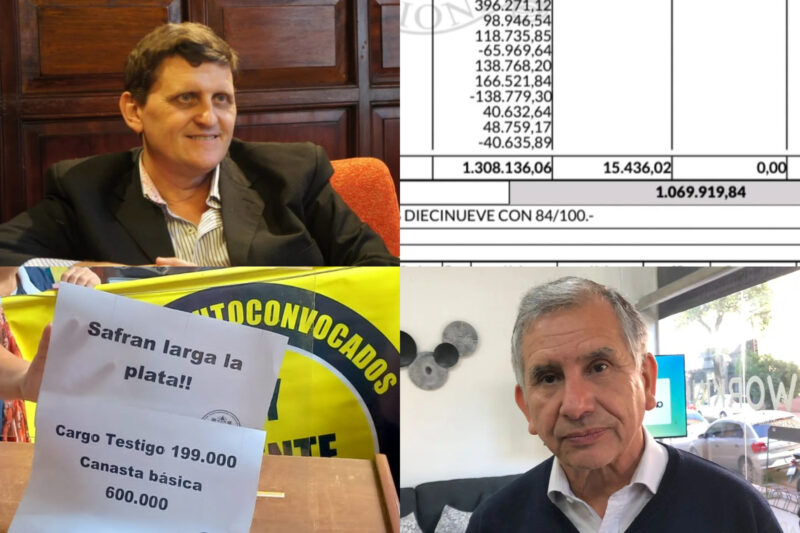 puja docente Galarza y Safran golpeados por la viralizacion de un sueldo de una secretaria del CGE - 5