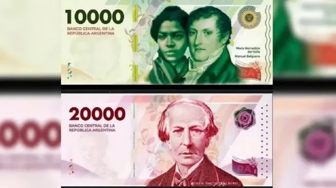 A partir de mayo comienzan a circular los billetes de $10,000 y a fin de año los de $20,000 2 Billetes 2 - 1