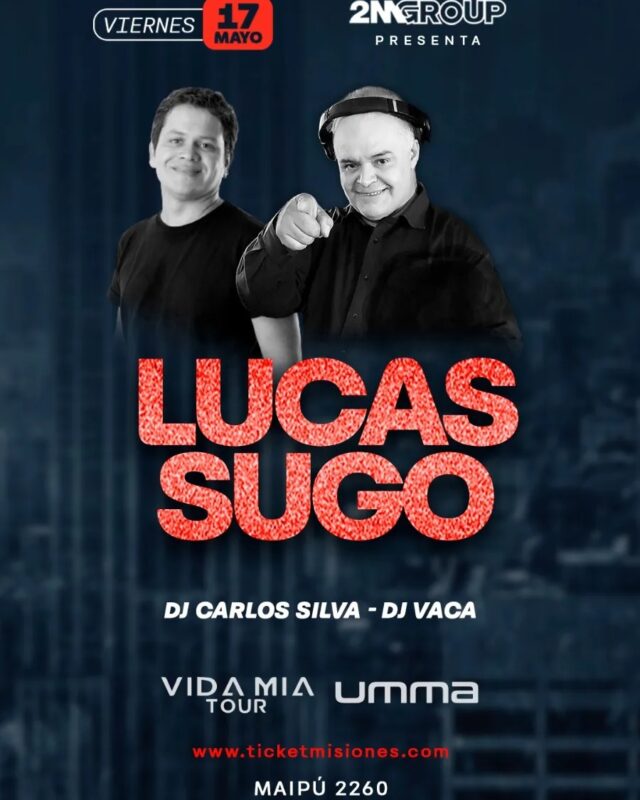 Música | Lucas Sugo vuelve a Posadas con su tour “Vida mía”, un recorrido por su talentosa carrera 5 HISTORIA 1 - 4