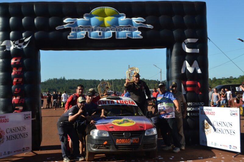 Campeonato Misionero de Rally | El binomio correntino Víctor Romagnoli-Fabio Bloch logró una brillante victoria en Eldorado Campeonato Misionero de Rally