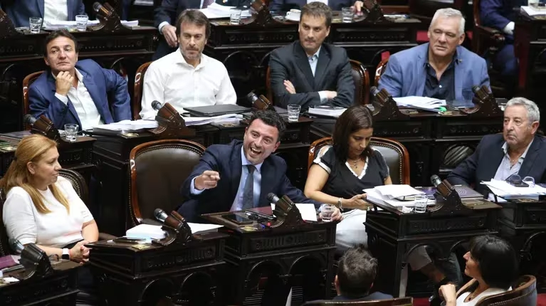 Diputados | Se oficializó la sesión para debatir sobre financiamiento universitario, FONID y jubilaciones 3 bloque UCR en Diputados presidido por Rodrigo De Loredo - 2