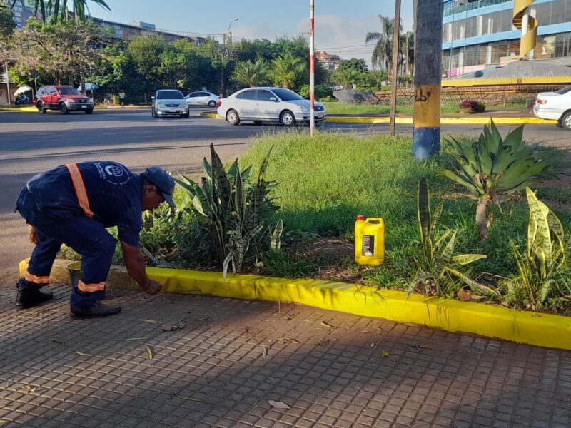 Paraguay | La municipalidad de Encarnación realiza obras de mejoras en el circuito comercial encarnacion 1 - 6
