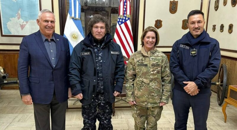 Javier Milei se reunió con la general Richardson en Ushuaia para ratificar una alianza estratégica con Estados Unidos milei 1 - 2