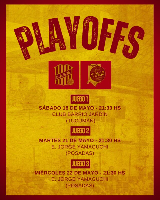 Liga Federal de Básquet | Tokio enfrentará por la primera llave de los playoffs a San Martín de Tucumán 3 34ba2d63 1576 40a0 b83b bff6b5be9cfc - 2