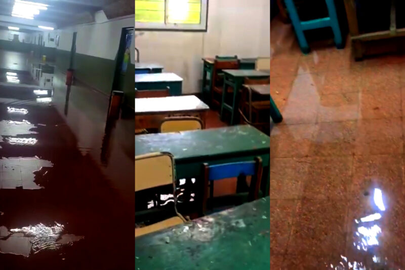 Denuncian que la Escuela 721 está completamente inundada en “la provincia Startup” 5 Escuela 721 inundada en Posadas - 4