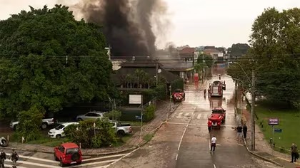 Río Grande do Sul | En medio de las inundaciones, explotó una gasolinera en Porto Alegre Río Grande do Sul