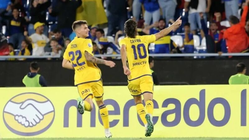Copa Sudamericana | Con un golazo de Cavani, Boca dio vuelta el partido ante Trinidense y quedó a tiro de la punta Boca