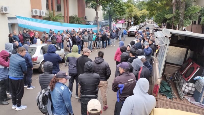 acampe de policias
