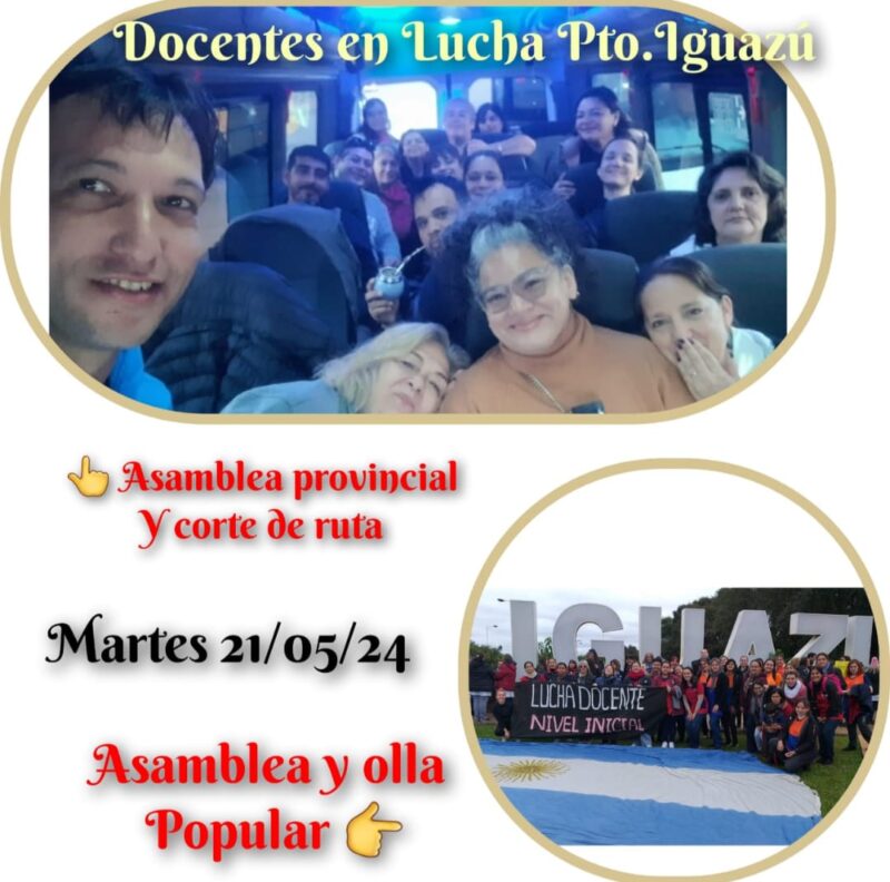 Protestas en Misiones | El epicentro será este martes el puente de Garupá y el Comando Radioeléctico en Posadas 20 WhatsApp Image 2024 05 21 at 8.14.19 AM - 19