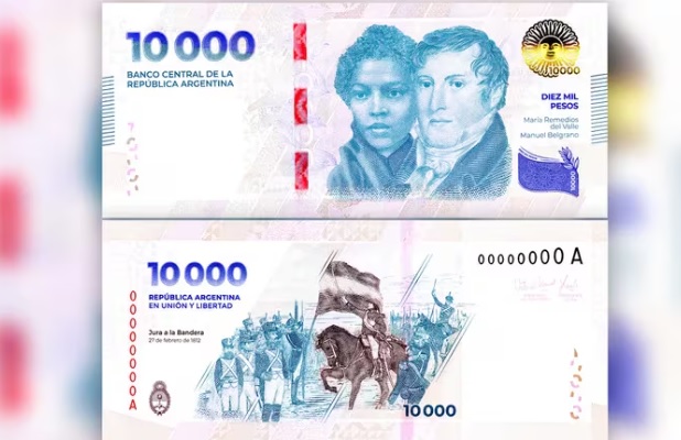 Banco Central puso en circulación los nuevos billetes de 10.000 pesos con la imagen de Manuel Belgrano 3 billete3 - 2