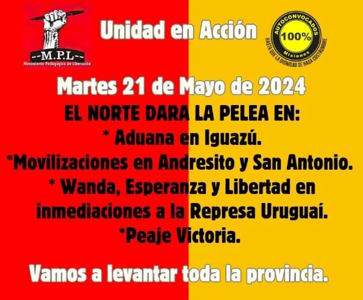 Protestas en Misiones | El epicentro será este martes el puente de Garupá y el Comando Radioeléctico en Posadas 18 image 64 - 17