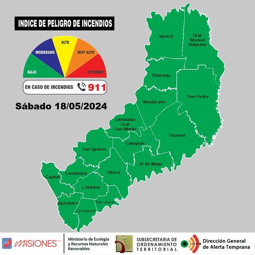 El tiempo en Misiones | Domingo frío con poco sol en toda la provincia 3 incendio - 2