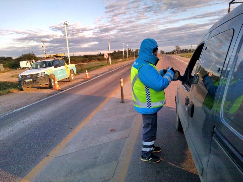 Los controles viales buscaron reforzar la fiscalización en rutas nacionales, provinciales, autopistas y accesos a destinos turísticos.