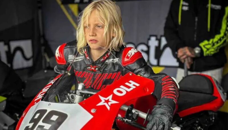 Murió el motociclista de 9 años, accidentado el viernes en San Pablo, Brasil Piloto de 9 anos - 6