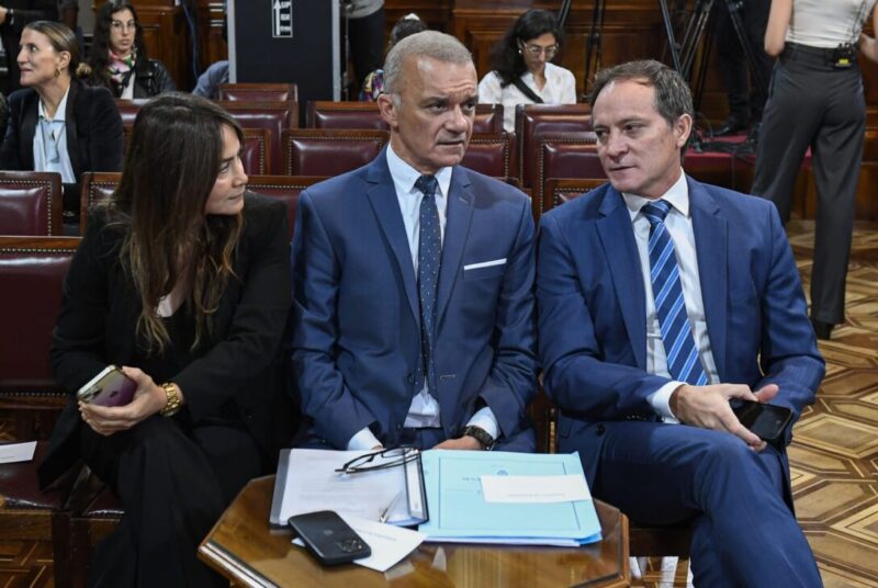 Senado | Arce y Rojas Decut sumaron al quorum para votar la Ley Bases 8 Sonia Rojas Decut Carlos Arce y Camau Espinola - 7