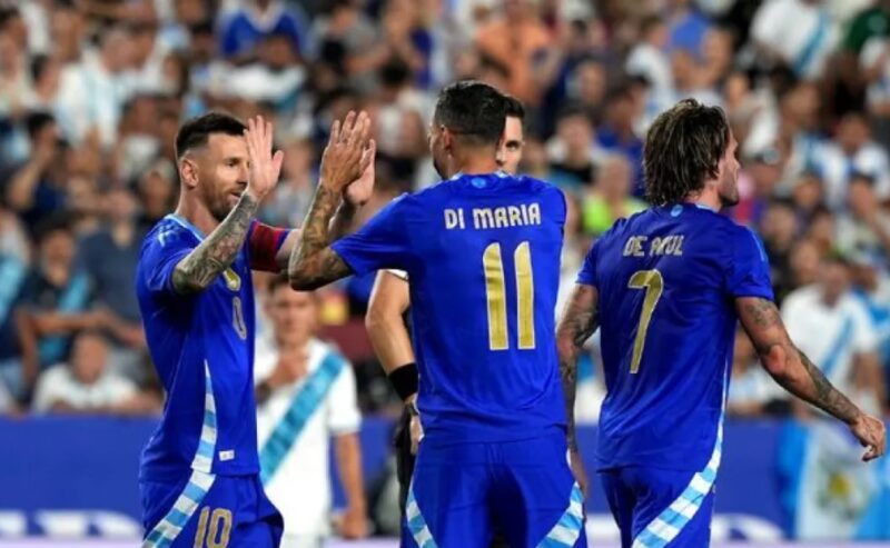 Fútbol de selección | Argentina goleó a Guatemala en el cierre de la gira previa a la Copa América argentina - 3