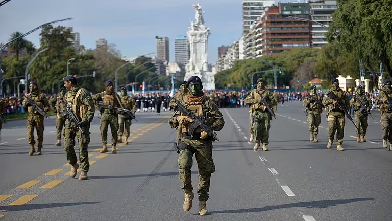 9 de julio | Las Fuerzas Armadas y un mega despliegue para el desfile por el Día de la Independencia 14 WhatsApp Image 2024 07 09 at 11.23.25 - 13