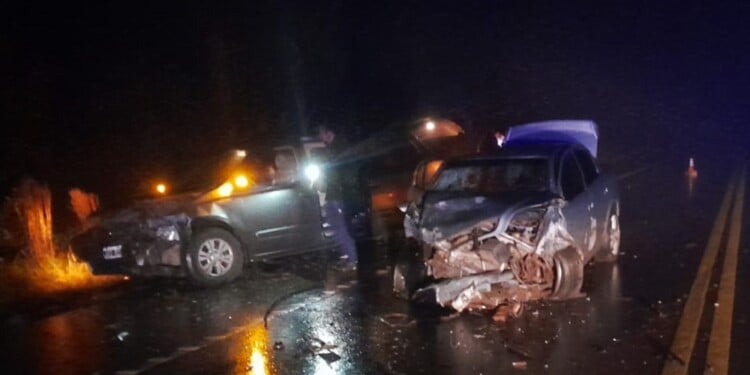 Misiones | Tres conductores resultaron heridos en un choque múltiple sobre la ruta 14 choque multiple