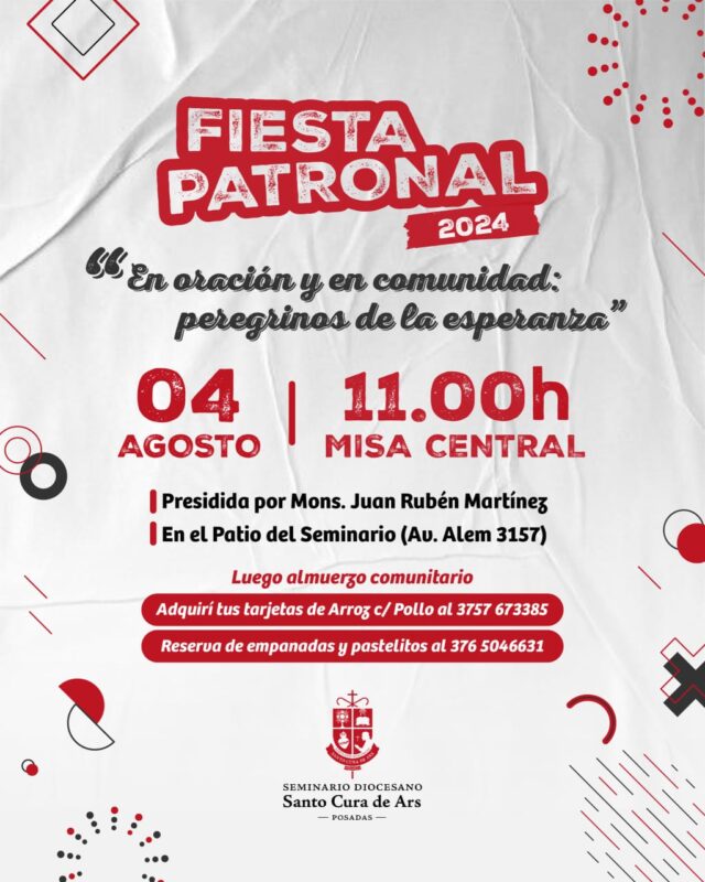 Religión | El Seminario Diocesano se prepara para celebrar al Patrono Santo Cura de Ars 5 WhatsApp Image 2024 07 29 at 17.22.20 1 - 4
