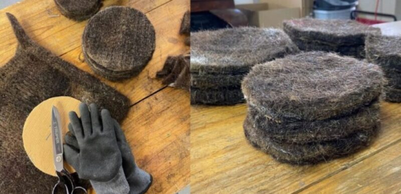 Eco Pelo | Realizan alfombras con cabello reciclado para usar en los cultivos y en las chacras de Misiones ecopelo 1 - 5