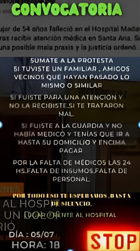 Santa Ana | Denuncian mala praxis en el hospital y posterior fallecimiento de una mujer de 54 años 4 image 11 1 - 3
