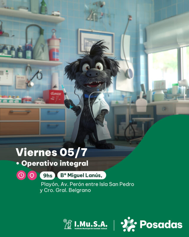 Mascotas | Continúan los operativos de castración animal en los barrios de Posadas 11 imusa4 - 10