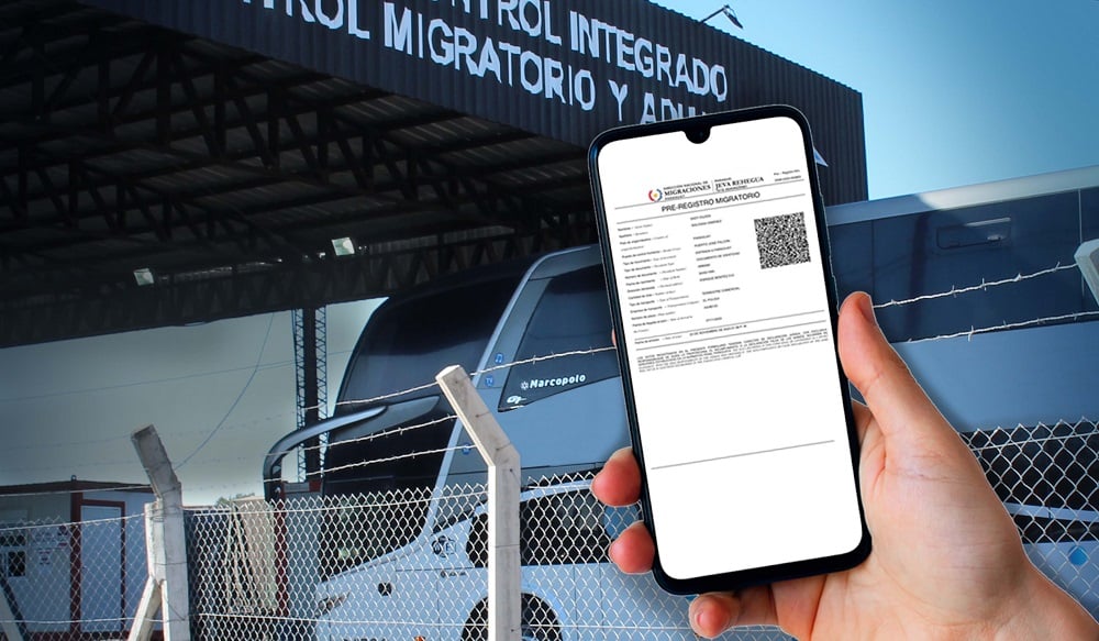 Paraguay agiliza el cruce en el puente San Roque y explican los detalles 5 Pre registro migratorio del Paraguay lectores QR transito posadas encarnacion puente migraciones - 4