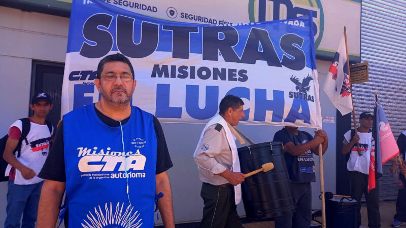 Desde junio, la ministra Giménez conoce las denuncias contra las empresas SINA SRL y Segen SRL 6 reclamo de empleados de seguridad del Sutras por los sueldos de hambre sergio soria - 5