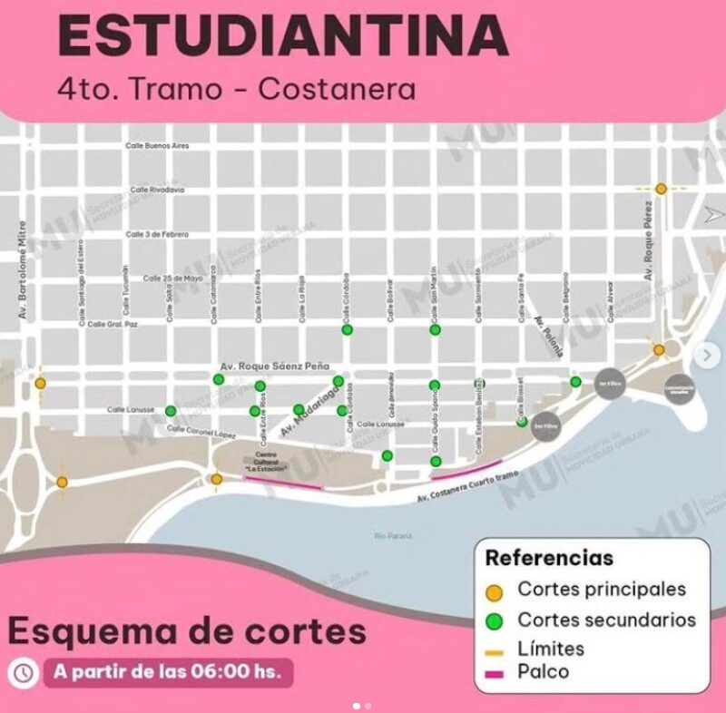 Estudiantina 2024 | Se realiza la primera prueba piloto de la fiesta de los estudiantes secundarios 7 transito - 6