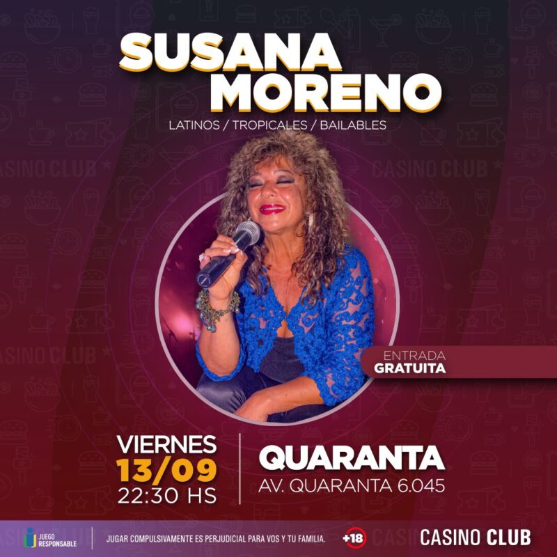 Septiembre con espectáculos de primer nivel en el Casino Club 11 24 09 13 SUSANA MORENO Flyer Feed - 10