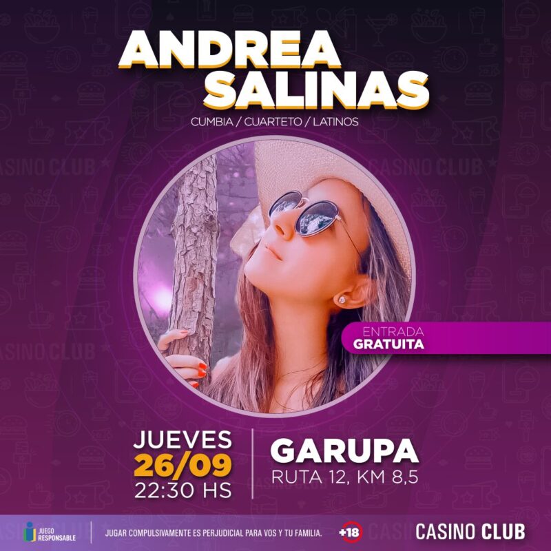 Septiembre con espectáculos de primer nivel en el Casino Club 21 24 09 26 ANDREA SALINAS Flyer Feed - 20