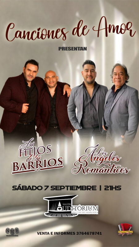 Los Hijos de los Barrios, Los Ángeles Románticos hoy con una “Noche de amor y música en el Montoya” 3 HIJOS ANGELES AUDIT MONTOYA historia 1 - 2